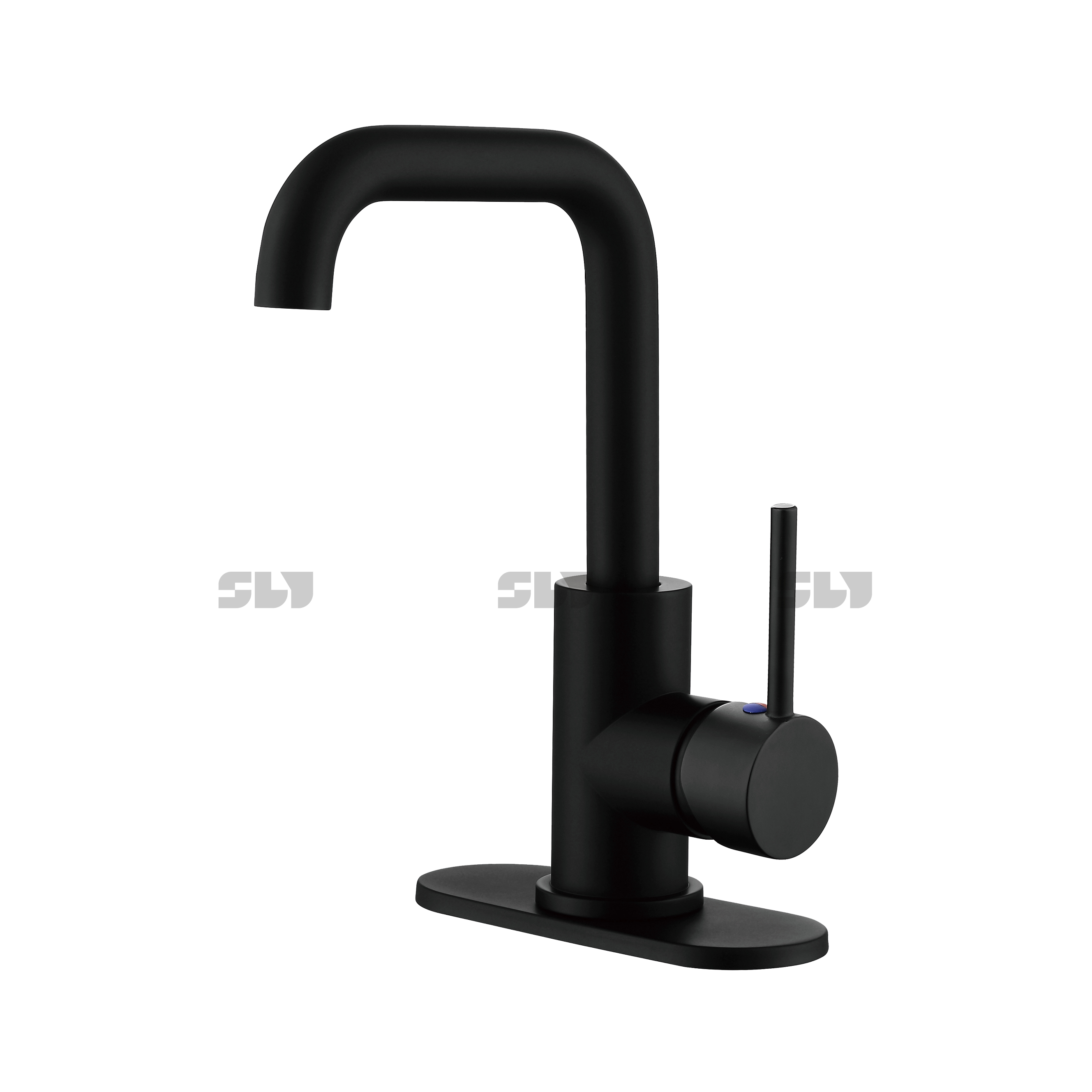 Robinet de salle de bain à trou de salle de salle de bain à trou unique en acier inoxydable