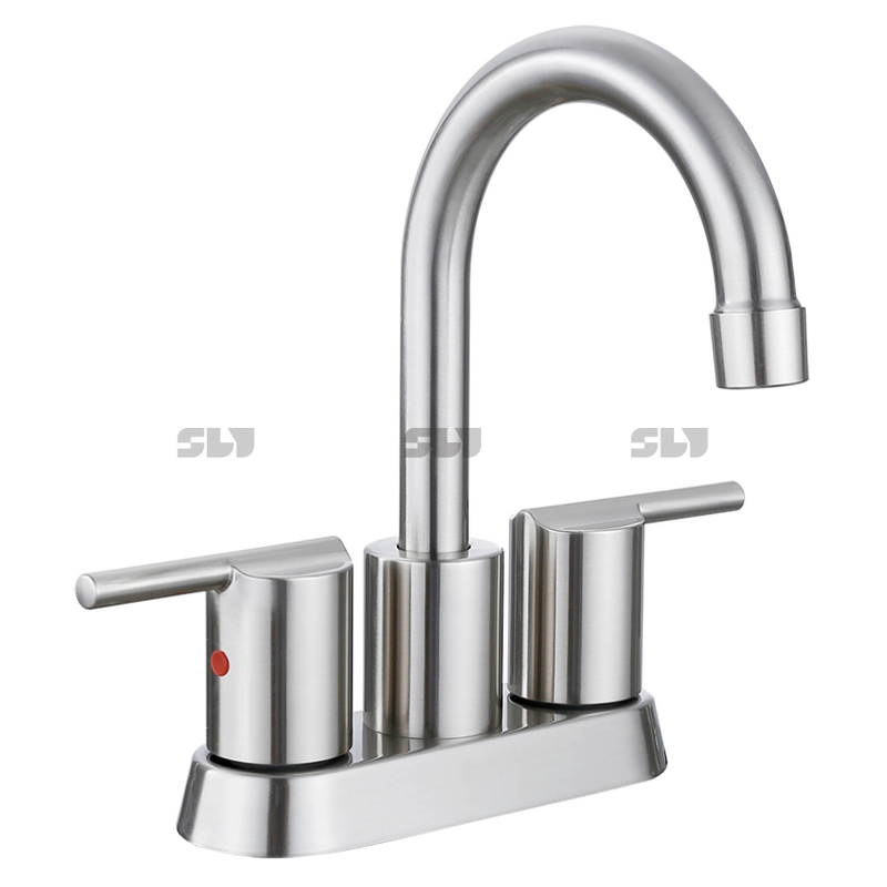 Fournisseur Sly China Brossed Nickel 4 pouces Robinet de bassin central pour salle de bain