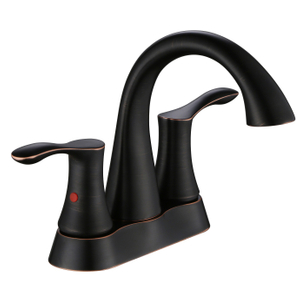 Huile sournoise frottée en bronze conférences robinet de salle de bain finition économique brossée avec salle de bain de cuisine 