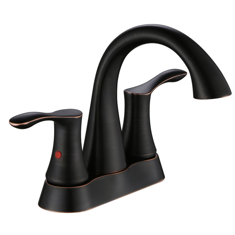 Huile sournoise frottée en bronze conférences robinet de salle de bain finition économique brossée avec salle de bain de cuisine 
