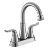 Nickel sournois nickel nickel luxe et mélangeur d'eau chaude du bassin de salle de bain