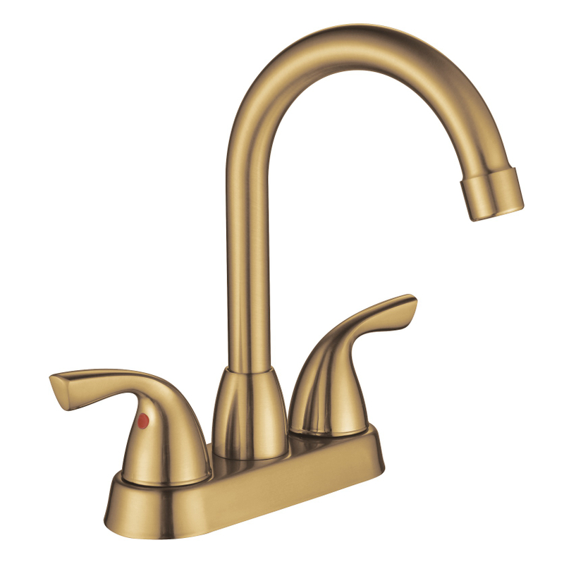 Robinet de salle de bain à double poignée moderne de luxe sournois sournois