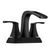 Robinet de lavabo de salle de bain à un design moderne en laiton enroule en stock