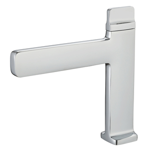 SLY Robinet mitigeur à levier cascade en laiton chromé, robinet de lavabo de salle de bains monotrou