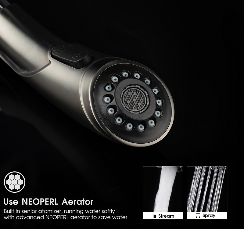 meilleur robinet de cuisine pulv&eacute;risateur extractible