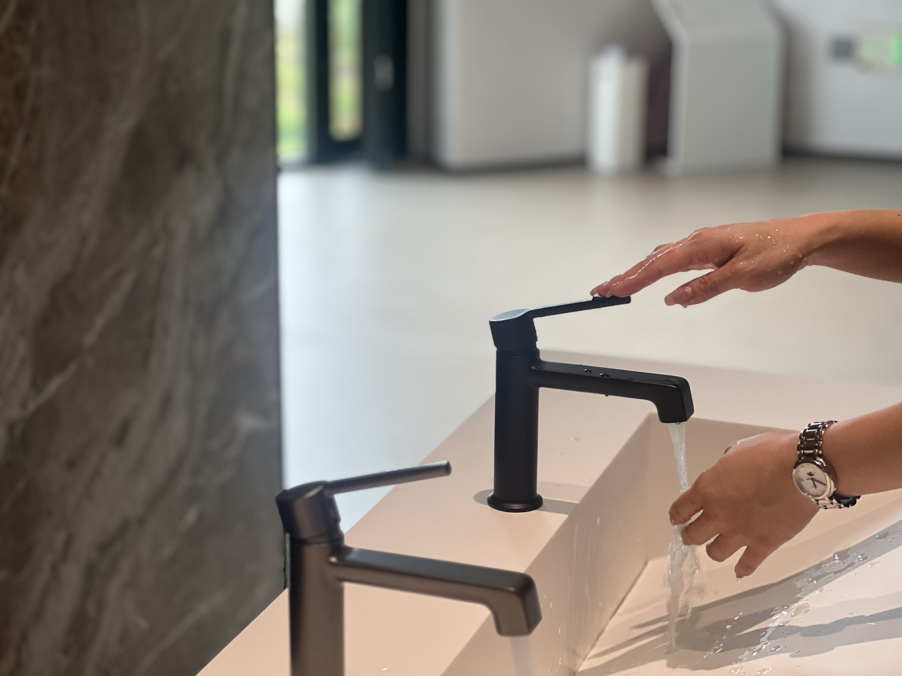 robinets de salle de bain &agrave; une seule manche